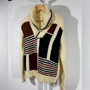 Vintage Kennington Ltd. California Chunky Shawl Collar Sweater (Made in Korea)